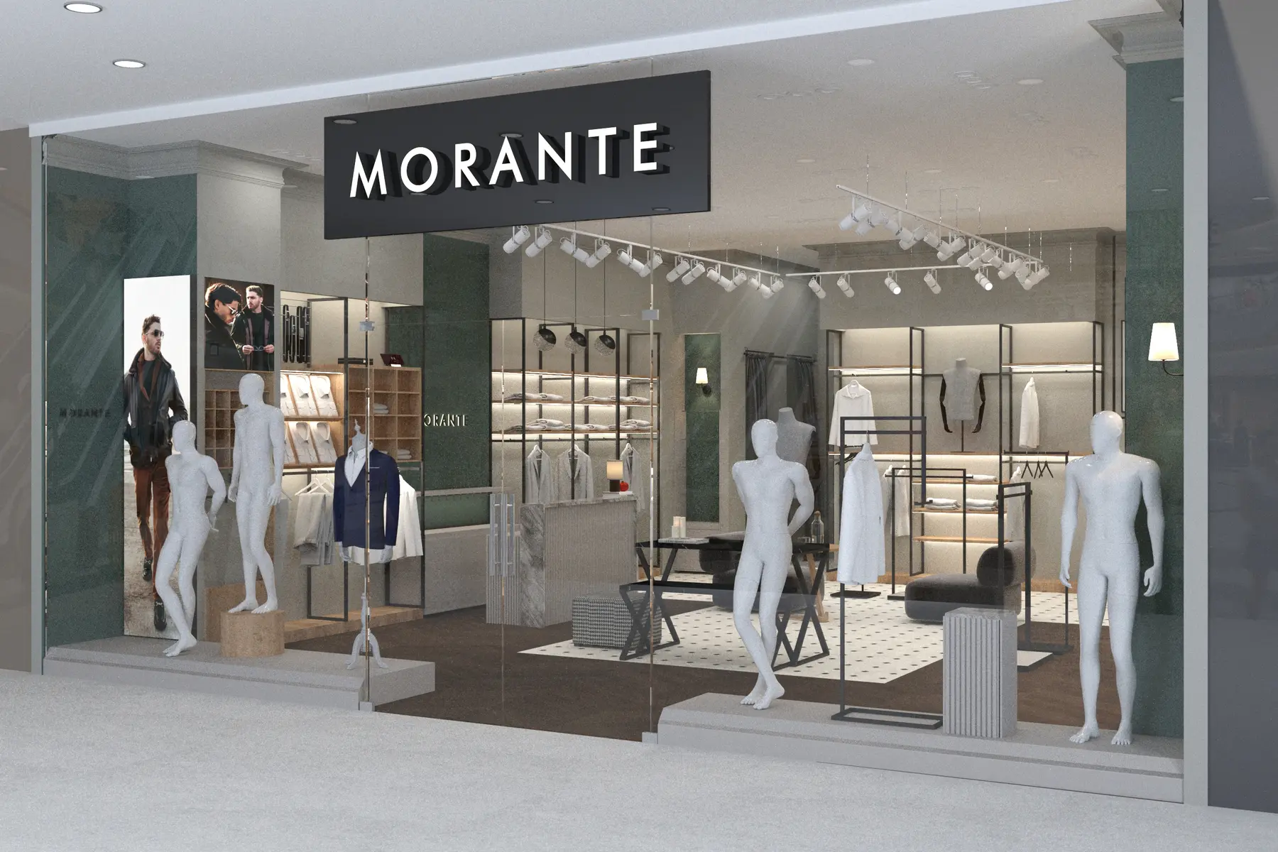 3D-визуализация бутика Morante в Mega Center